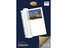 Interieur Multo fotobladen A4 23-gaats met dekvel wit 20 vel