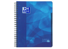 Projectboek Oxford School A4+ lijn 4-gaats 240 pagina's 80gr blauw