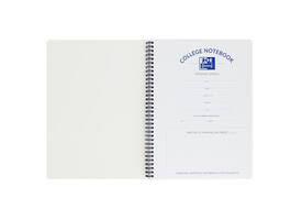 Collegeblok Oxford School A4+ lijn 23-gaats 160 pagina's 80gr zwart