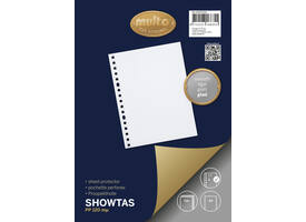 Showtas Multo A5 17-gaats PP 0.14mm glad 10 stuks