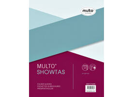 Showtas Multo A5 17-gaats PP 0.08mm nerf 10 stuks