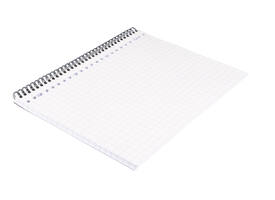 Collegeblok Multo A4 ruit 10x10mm 23-gaats 160 pagina's 80gr wit