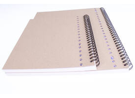 Collegeblok Multo A4 ruit 10x10mm 23-gaats 160 pagina's 80gr wit