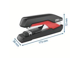 Bureaunietmachine Rapid Supreme fullstrip S1O60 60 vel zwart/rood