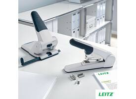 Nietmachine Leitz Heavy Duty Flat Clinch 60 vel zilver