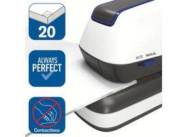 Nietmachine elektrisch Rapid Optima 20 20vel zilver/zwart