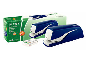 Nietmachine Leitz NeXXt elektrisch contactloos 10 vel blauw