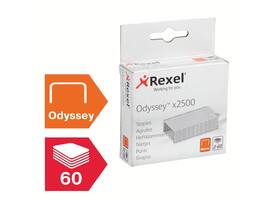 Nieten Rexel Odyssey verzinkt 2500 stuks