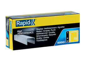 Nieten Rapid 13/8 gegalvaniseerd standaard 5000 stuks