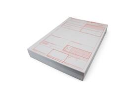 CMR/AVC vrachtbrief 4-voud, volgorde 1,2,3,4 genummerd Laserprinter sets, niet gelijmd (500st)