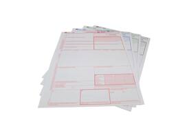 CMR/AVC vrachtbrief 4-voud, volgorde 1,2,3,4 genummerd Laserprinter sets, niet gelijmd (500st)