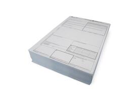 CMR/AVC vrachtbrief 4-voud, volgorde 4,3,2,1  (500st) Laserprinter sets, niet gelijmd