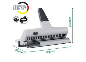 Perforator Leitz 5115 heavy duty 23 gaats zilver