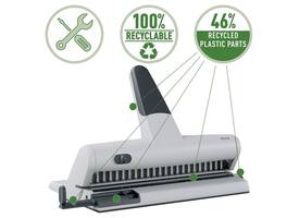 Perforator Leitz 5115 heavy duty 23 gaats zilver