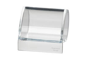 Papercliphouder MAUL 87x77x65mm acryl