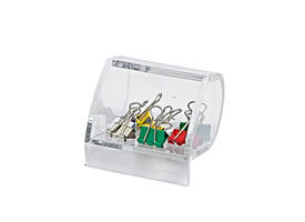 Papercliphouder MAUL 87x77x65mm acryl