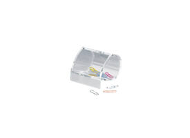 Papercliphouder MAUL 87x77x65mm acryl