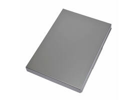 Klembordkoffer MAUL Assist A4 staand zijopening aluminium