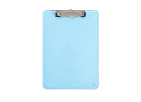 Klembord MAUL A4 staand transparant PS neon blauw