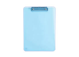 Klembord MAUL A4 staand transparant PS neon blauw