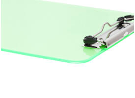Klembord MAUL A4 staand transparant PS neon groen