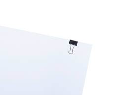Papierklem MAUL 213 foldback 13mm zwart 12 stuks