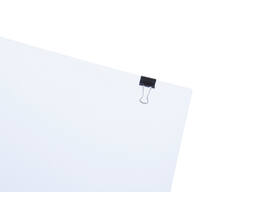 Papierklem MAUL 213 foldback 16mm zwart 12 stuks