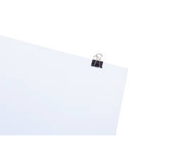 Papierklem MAUL 213 foldback 16mm zwart 12 stuks