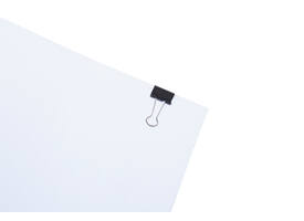 Papierklem MAUL 213 foldback 19mm zwart 12 stuks