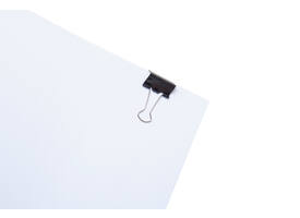 Papierklem MAUL 213 Foldback 25mm zwart 12 stuks
