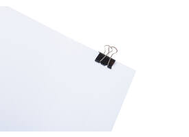 Papierklem MAUL 213 Foldback 25mm zwart 12 stuks