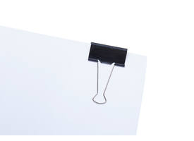 Papierklem MAUL 213 foldback 50mm zwart 12 stuks