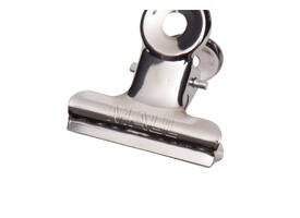 Papierklem MAUL Bulldog 30mm capaciteit 10mm zilver 10 stuks