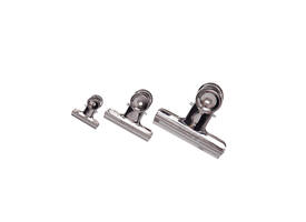 Papierklem MAUL Bulldog 30mm capaciteit 10mm zilver 10 stuks