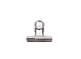 Papierklem MAUL Bulldog 50mm capaciteit 20mm zilver 10 stuks