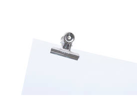 Papierklem MAUL Bulldog 50mm capaciteit 20mm zilver 10 stuks