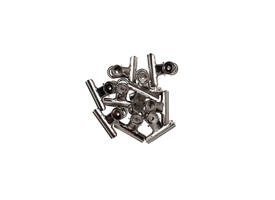Papierklem MAUL Bulldog 50mm capaciteit 20mm zilver 10 stuks