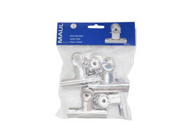 Papierklem MAUL Bulldog 70mm capaciteit 40mm zilver 5 stuks