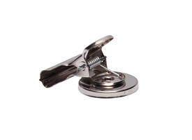Papierklem MAUL Bulldog met magneet 40mm zilver 2 stuks