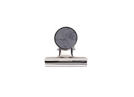 Papierklem MAUL Bulldog met magneet 52mm zilver 2 stuks