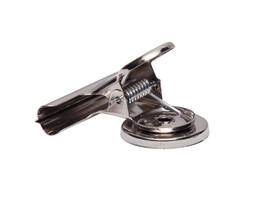 Papierklem MAUL Bulldog met magneet 52mm zilver 2 stuks