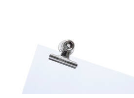 Papierklem MAUL Bulldog met magneet 52mm zilver 2 stuks