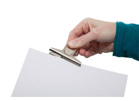 Papierklem MAUL Pro 75mm capaciteit 20mm zilver 2 stuks