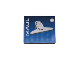 Papierklem MAUL Pro 75mm capaciteit 20mm zilver