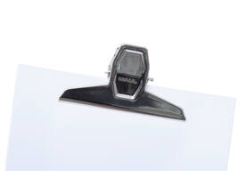 Papierklem MAUL Pro 125mm capaciteit 30mm zilver