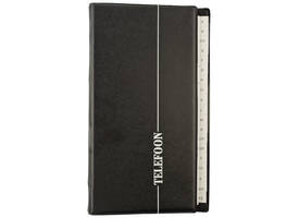 Telefoonalbum Kangaro 215x130mm A-Z 4-rings zwart