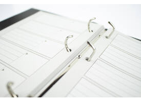 Telefoonalbum Kangaro 215x130mm A-Z 4-rings zwart