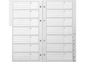 Telefoonregister navulling Kangaro A-Z 200x100mm 4-rings