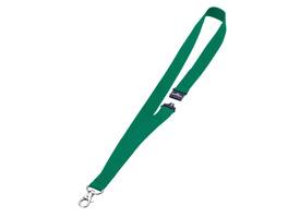 Textielkoord Durable 8137 met karabijnhaak groen