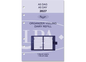 Agendavulling 2027 Kalpa A5 1dag/1pagina